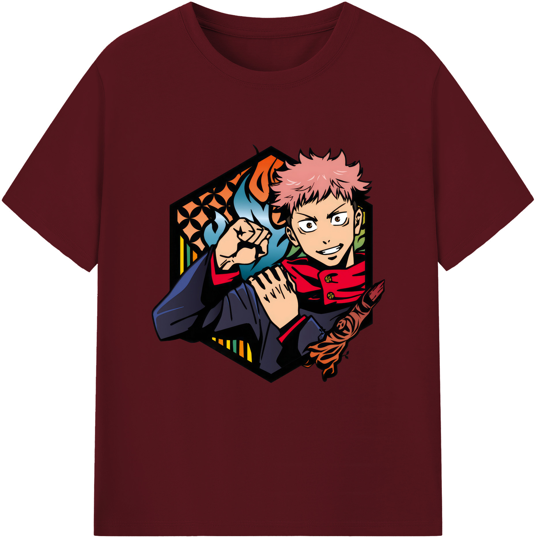 （画像用） 呪術廻戦 Jujutsu Kaisen 綿100％半袖Tシャツ（フロントプリント）